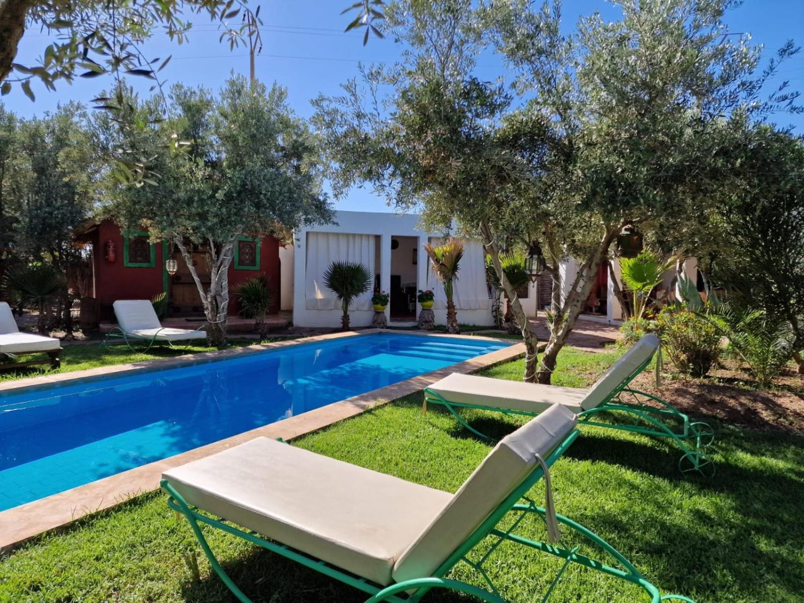 Manzal Lahbab, 2Villas 2Bungalows 2Piscines Et Jardins Ouled Jelal Extérieur photo