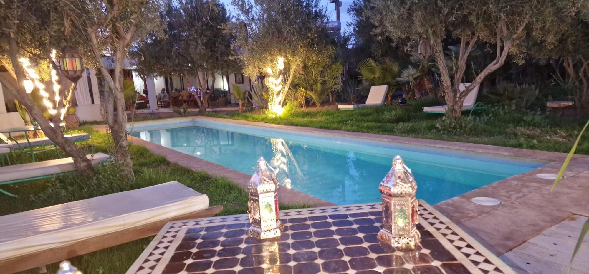Manzal Lahbab, 2Villas 2Bungalows 2Piscines Et Jardins Ouled Jelal Extérieur photo